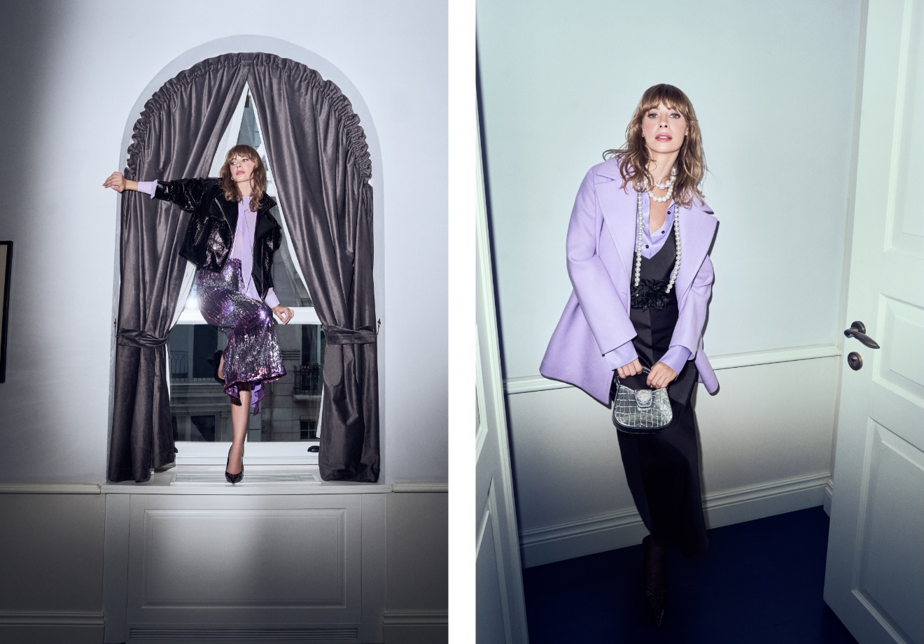 Yılbaşı dönemine yaklaşırken, silver rengi aksesuarlar, parıltılı, pul payetli kumaşlar dikkat çekerken, 3 boyutlu dantel ve simli meshler ise yeniliği getiriyor.