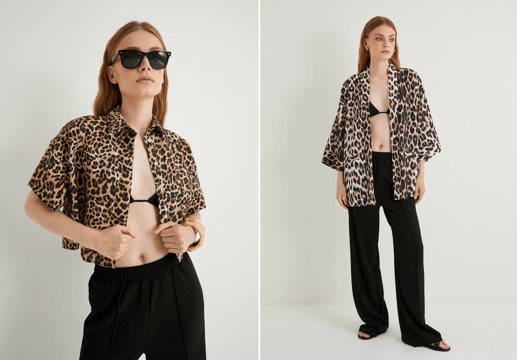 Bu sezon vitrinlerde ve kombinlerde sıkça göreceğimiz leopar desenli bluzlar dolabınızdaki birçok parçayla kolayca eşleşiyor.