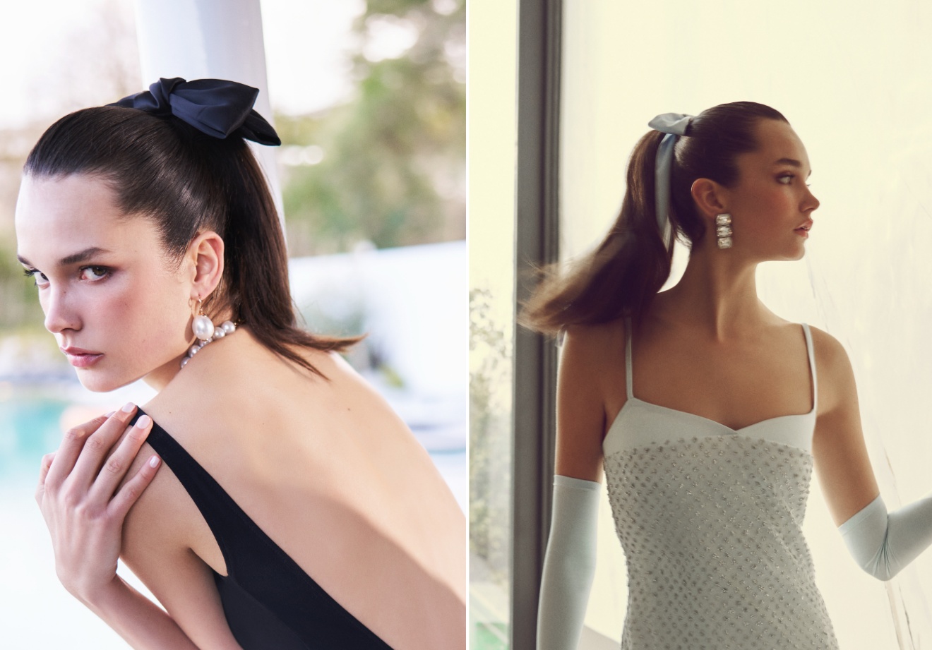 50'li ve 60'lı yılların ihtişamını çağrıştıran inci ve kristal taşlı taçları şimdilerde her yere götürüyoruz! Saçlarınızı narin kristaller ve incilerle süsleyerek romantik bir görünüm yaratın!