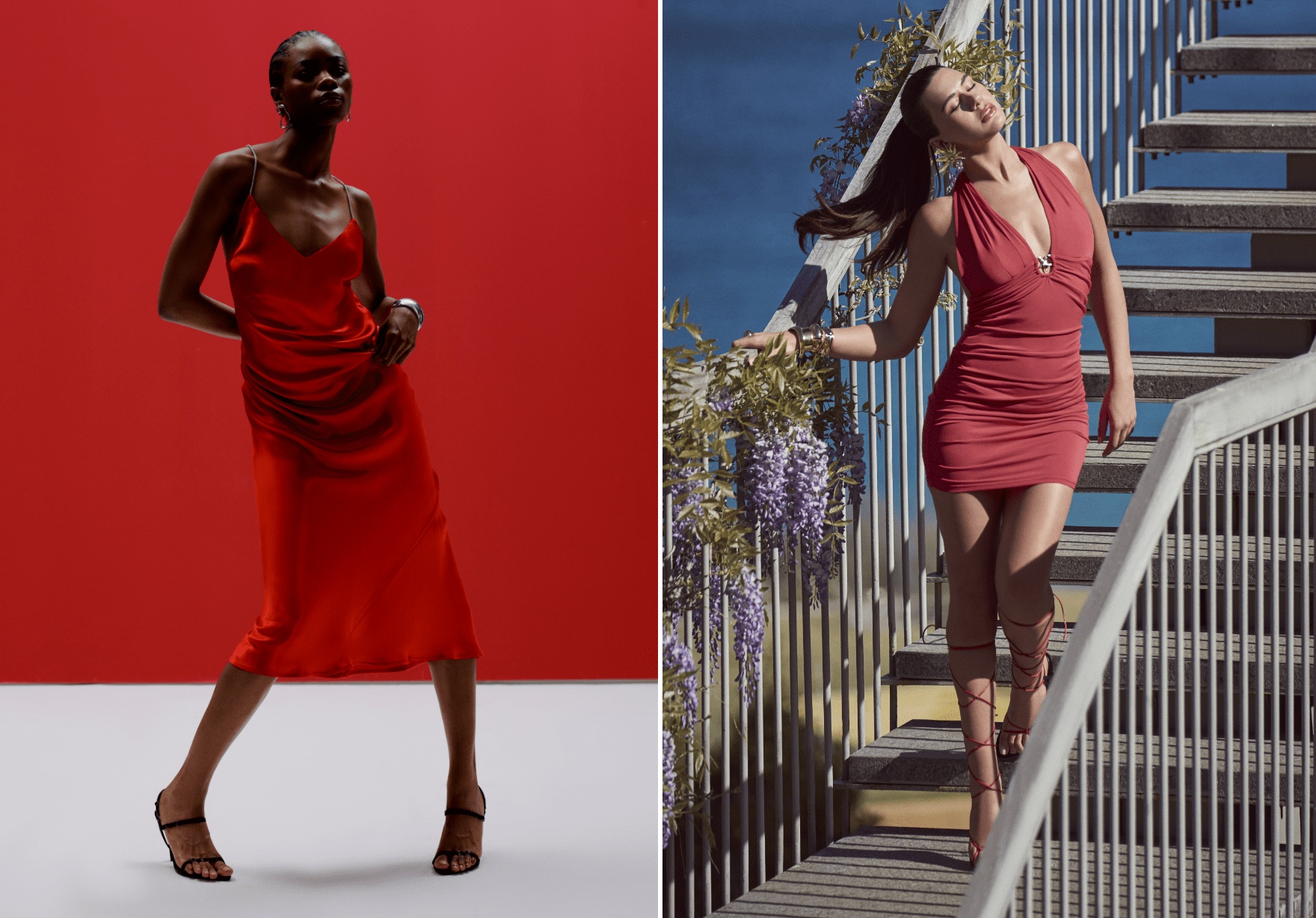 Hem rahat hem şık olmak mümkün. Kırmızı elbiseler en sıcak günlerde bile zahmetsiz bir şıklık sunuyor!