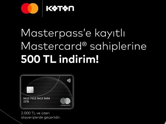 Koton'da 500 TL İndirim!