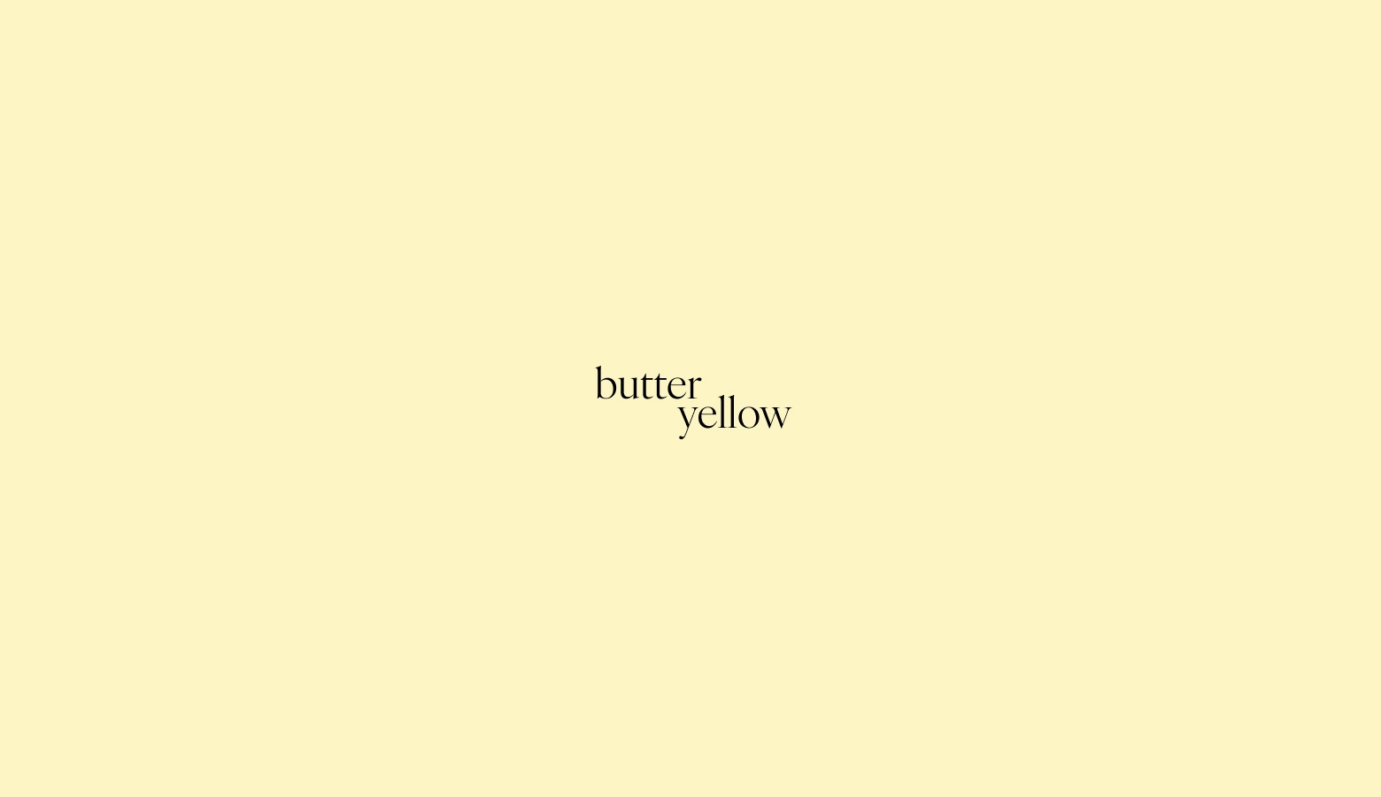 Butteryellow