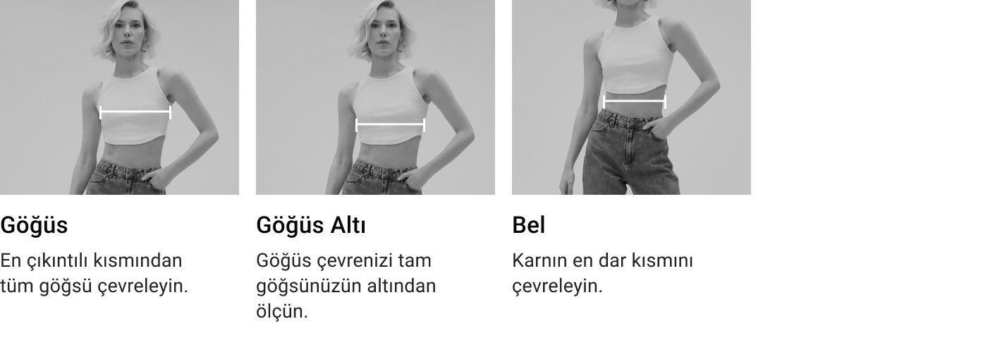 Bedeninizi nasıl ölçmelisiniz? (Ole Üst Giyim)