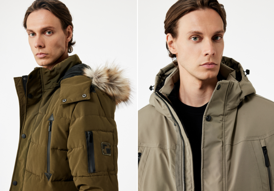 Çocuk montları parlak tonların enerjisine kapılmış durumda. Gümüş, yeşil ve lila gibi dikkat çekici tonlar çocukların tarzını renklendiriyor. Oversize kesimler ve crop modeller sezonun trend kesimlerinden.