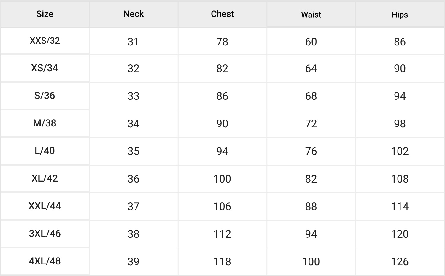 Teen Denim Tops Tablosu