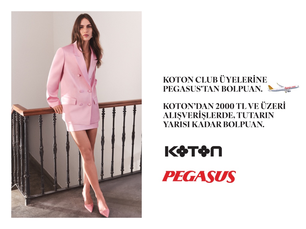 KOTON’DAN 2.000 TL VE ÜZERİ ALIŞVERİŞLERDE, TUTARIN YARISI KADAR BOLPUAN