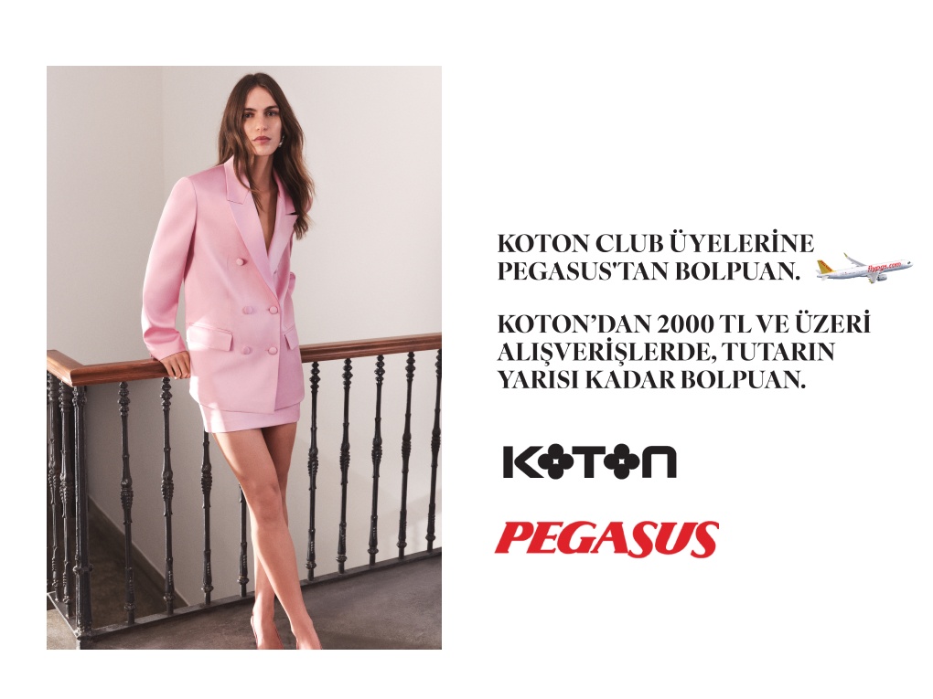 KOTON’DAN 2.000 TL VE ÜZERİ ALIŞVERİŞLERDE, TUTARIN YARISI KADAR BOLPUAN