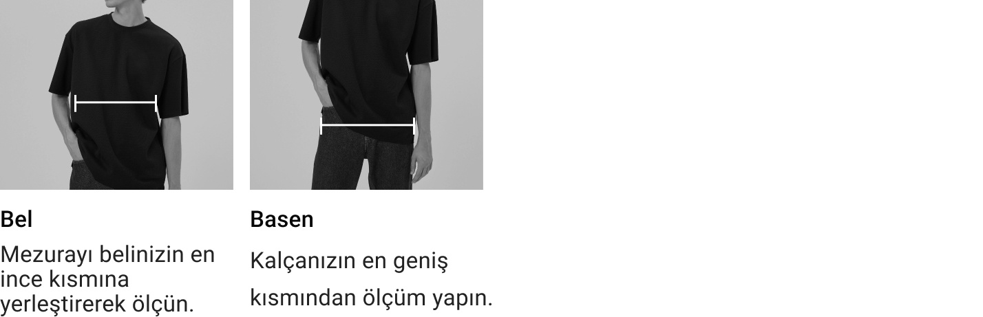 Bedeninizi nasıl ölçmelisiniz? (Erkek Denim Üst)