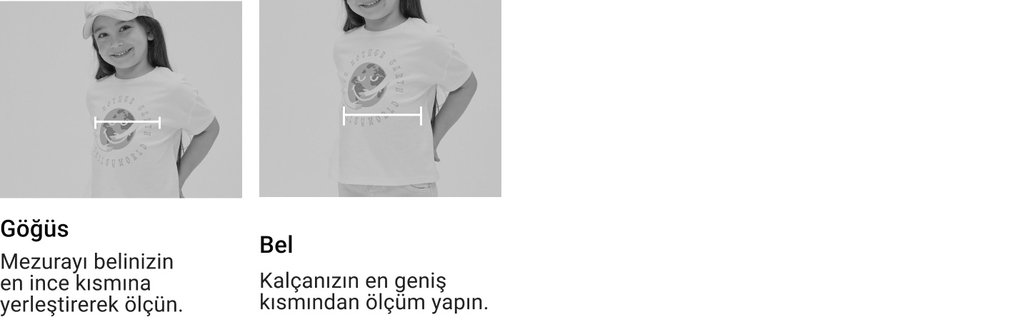 Bedeninizi nasıl ölçmelisiniz? (Bebek Üst/Alt Giyim)