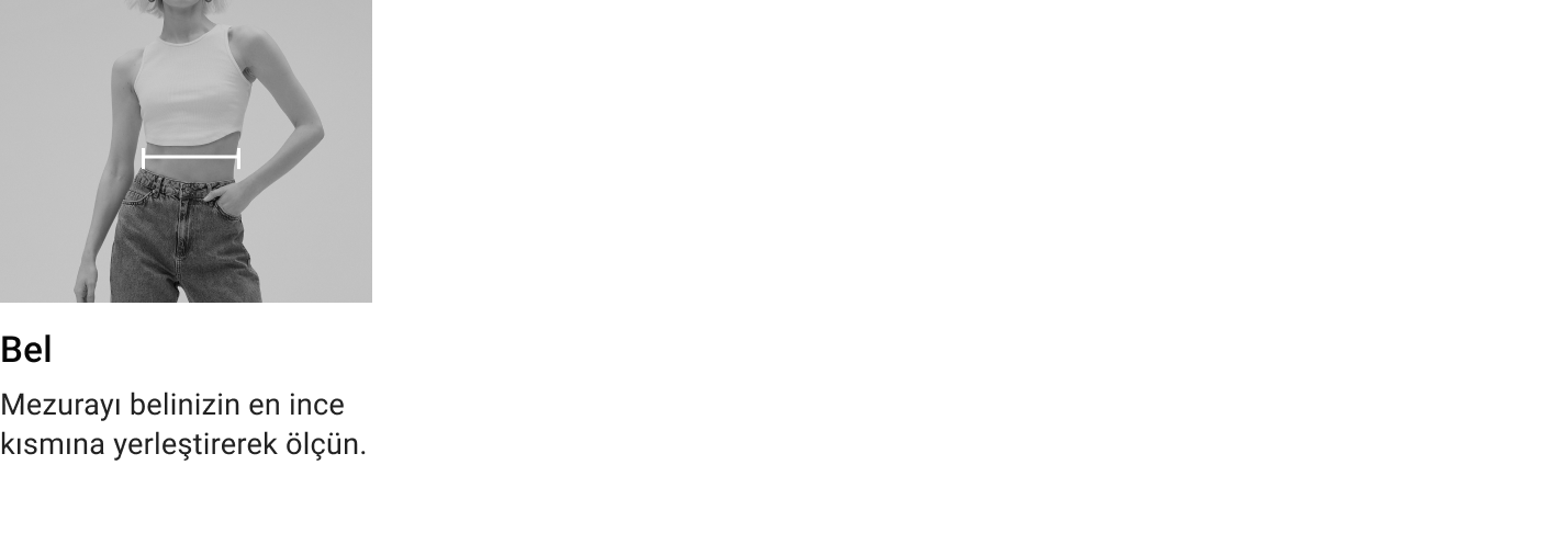 Bedeninizi nasıl ölçmelisiniz? (Kadın Kemer)