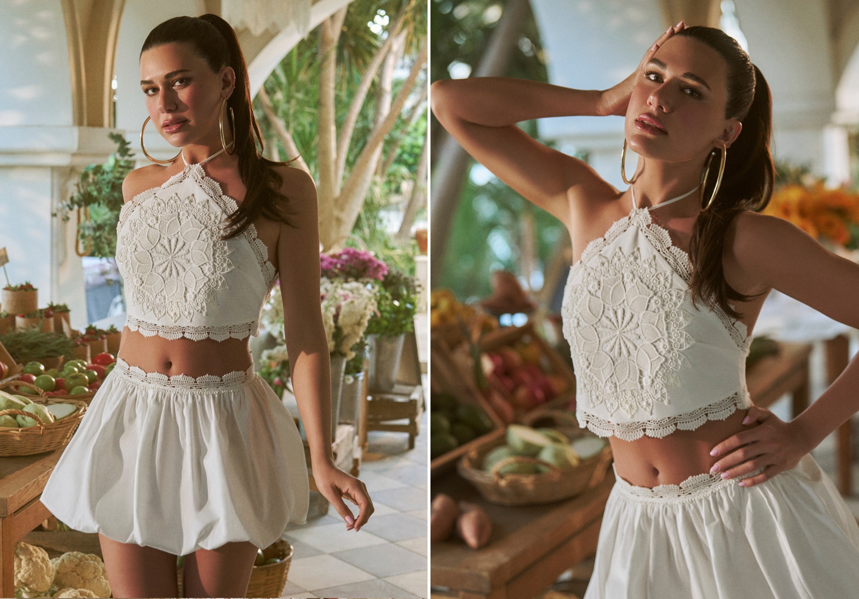 Tasarımlar, sezonun yükselen Riviera trendine eğlenceli bir yorum getiriyor. Pötikare desenler, kiraz ve limon motifleri, retro sahil estetiği ve canlı renk dokunuşları koleksiyonun karakterini oluşturuyor.