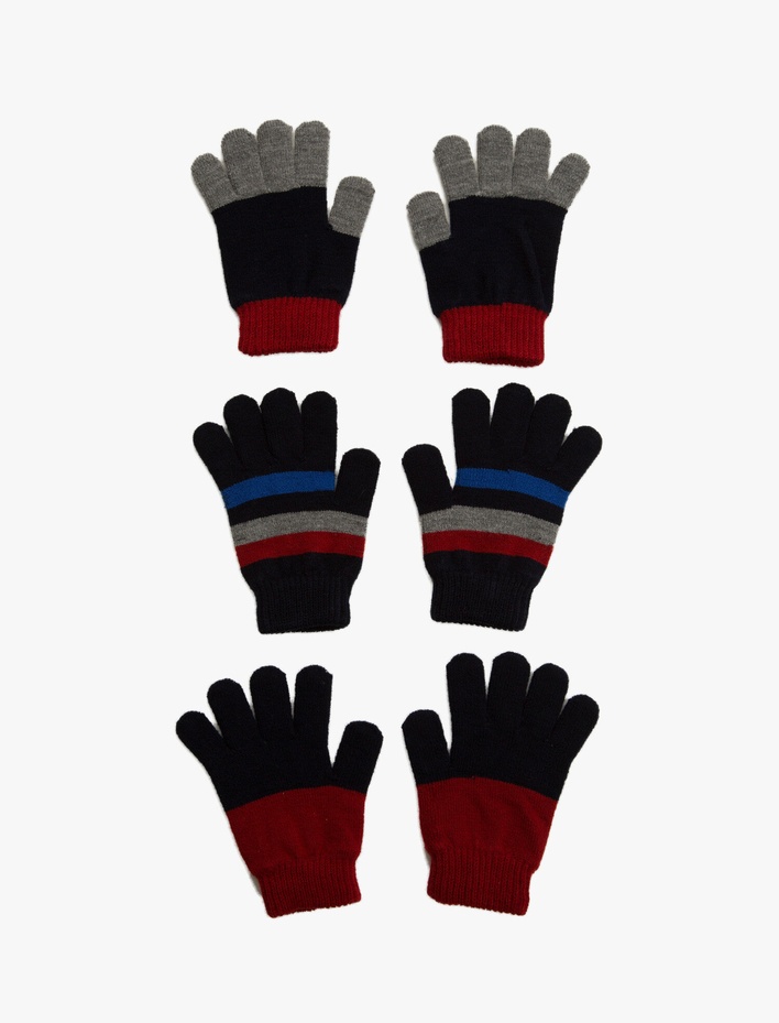 Erkek Çocuk Çoklu Eldiven Seti