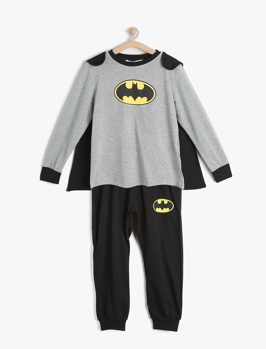  Erkek Çocuk Batman Baskılı Pijama