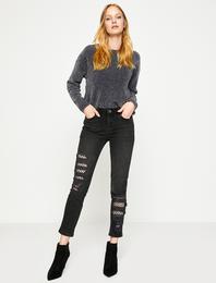 Yırtık Jean Pantolon