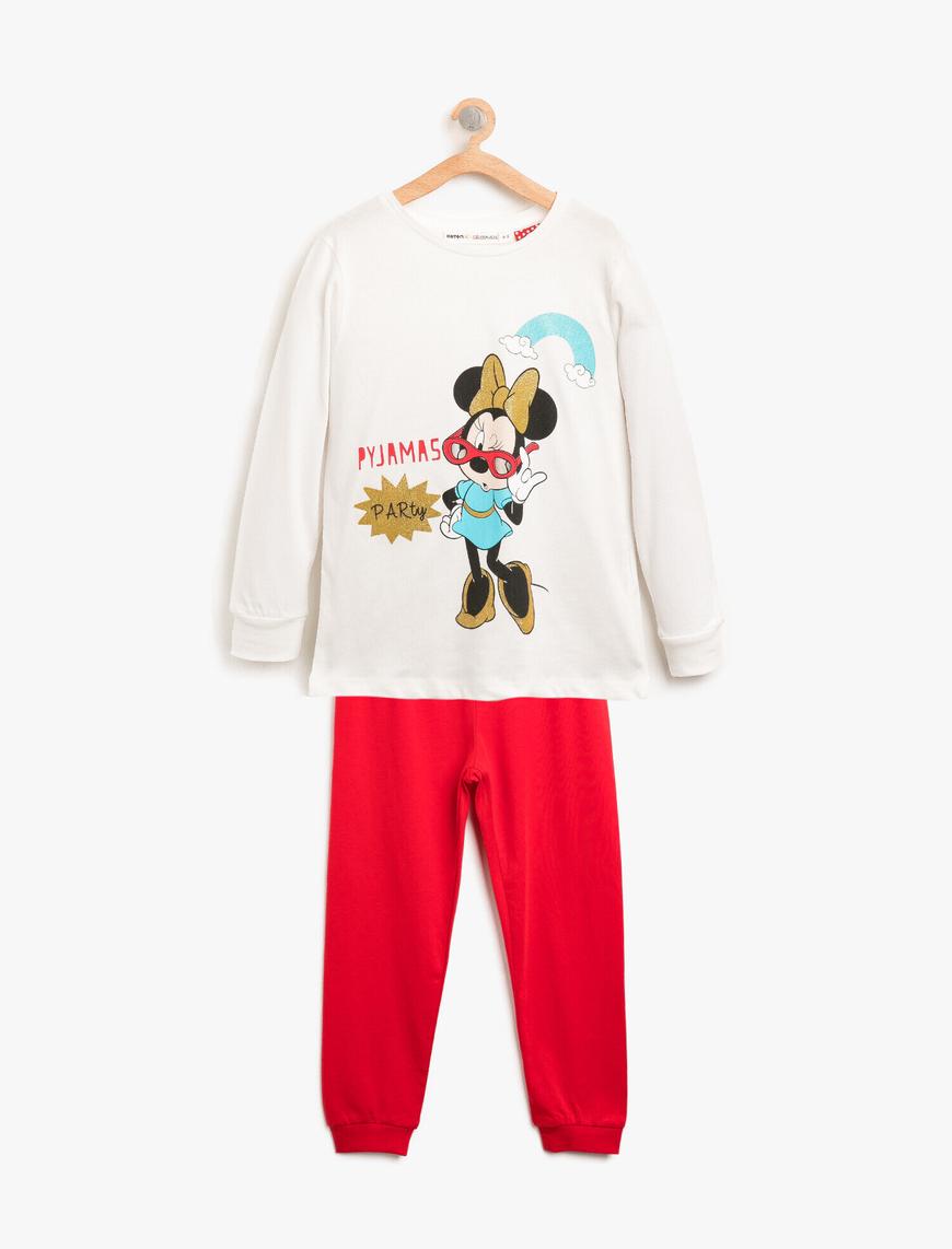  Kız Çocuk Minnie By Koton Pijama Takımı