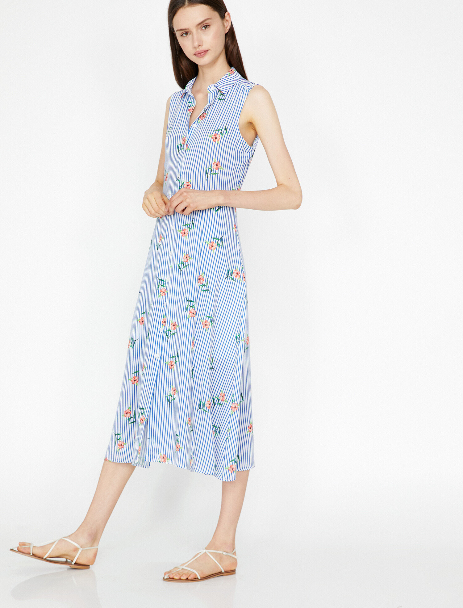   Çiçek Desenli Elbise