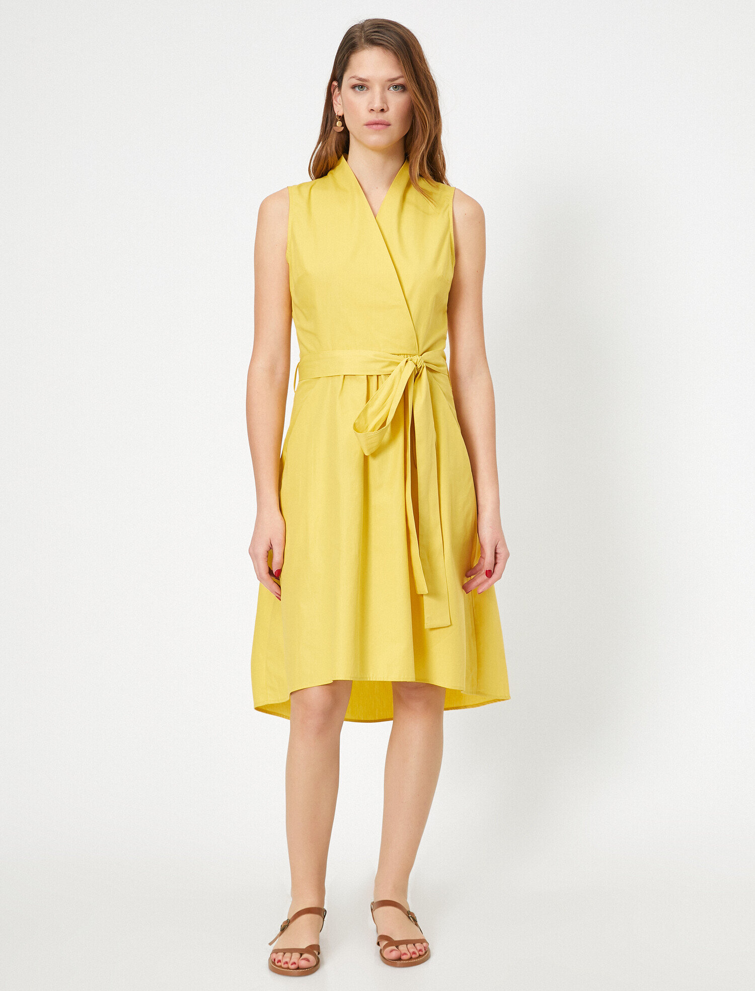   Beli Bağlamalı Elbise