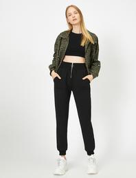 Fermuar Detaylı Pantolon