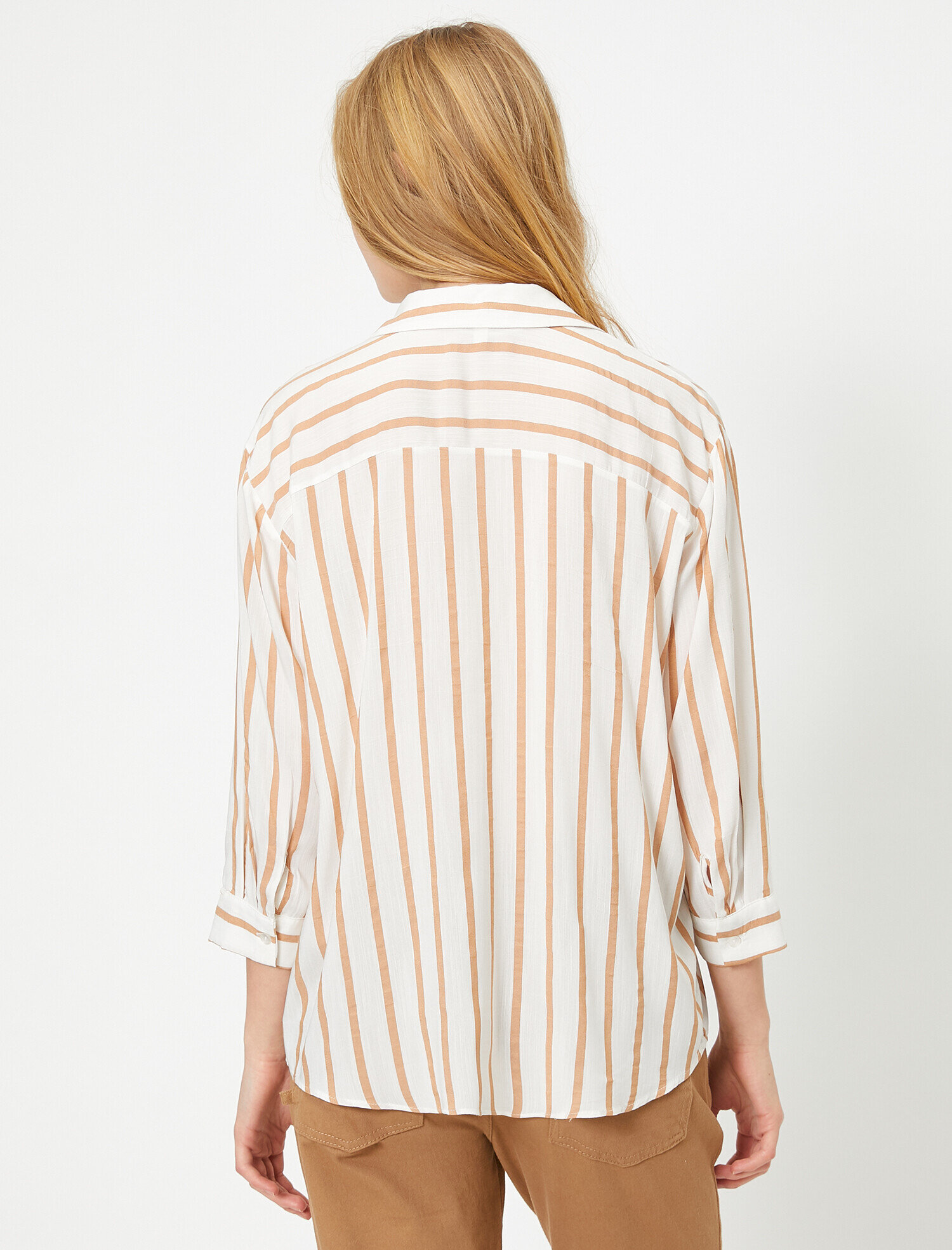   Çizgili Uzun Gömlek