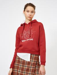 Yazılı Baskılı Sweatshirt