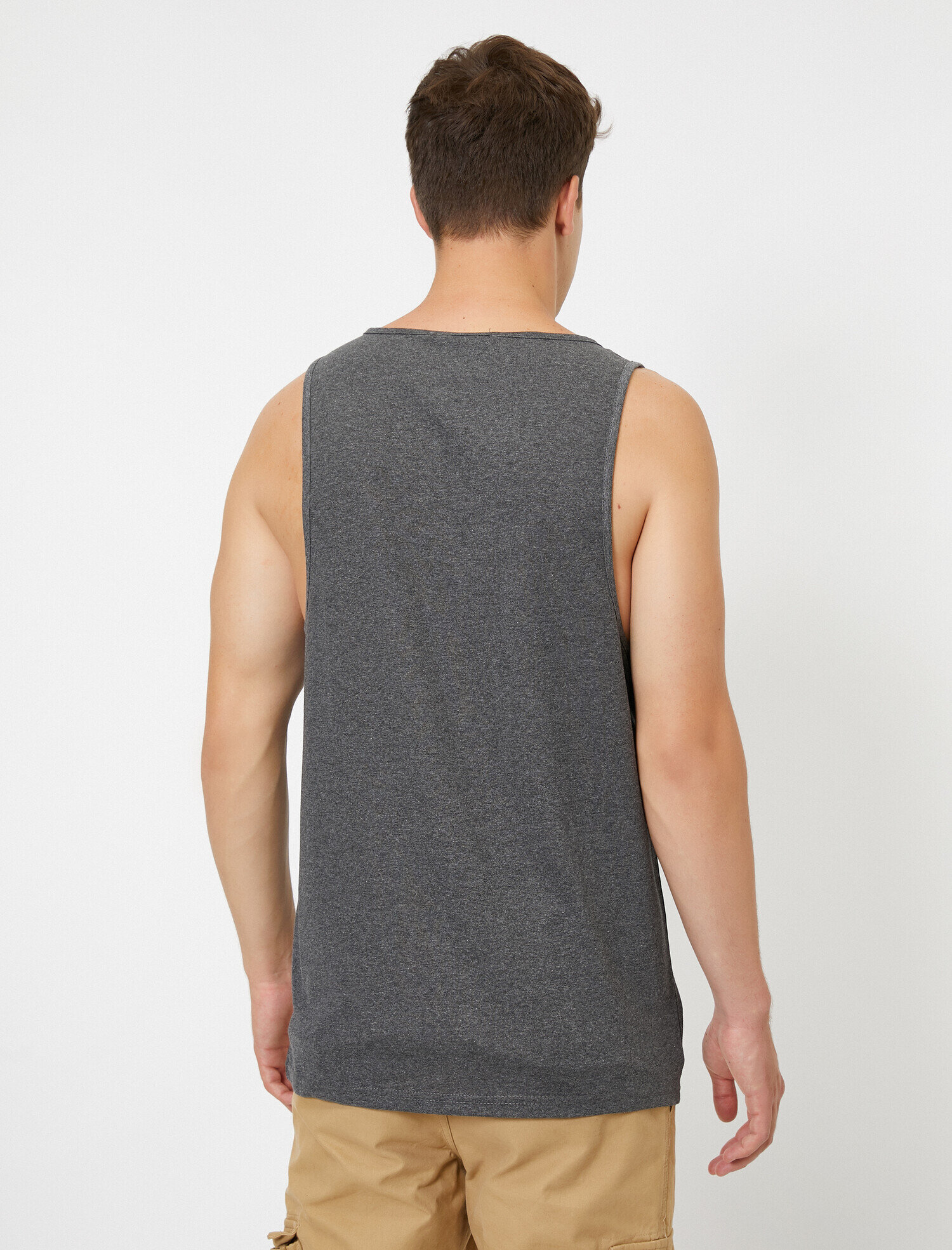   Yuvarlak Yaka Kolsuz Basic Atlet