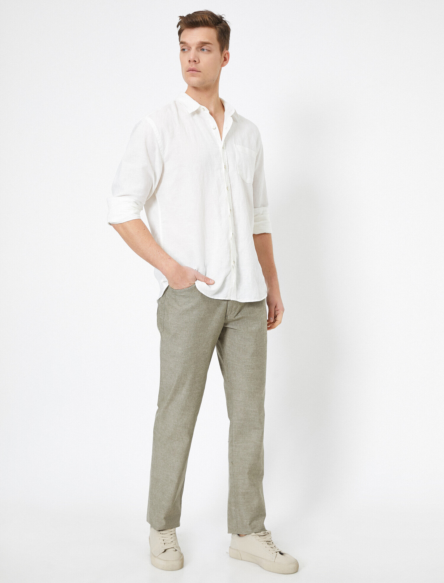 Cep Detaylı Pantolon