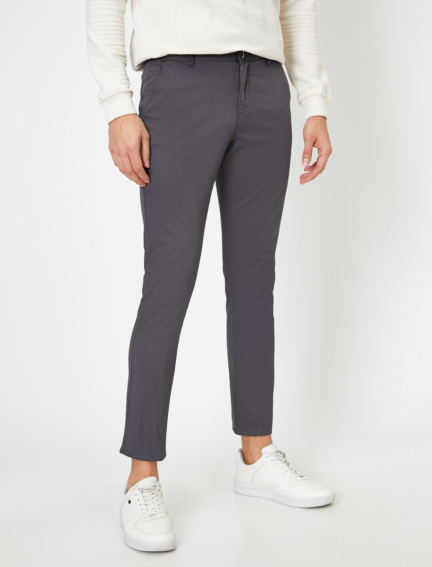 Cep Detaylı Skinny Fit Pantolon
