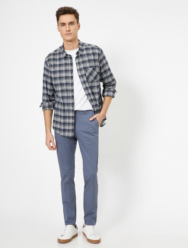   Cep Detaylı Slim Fit Pantolon