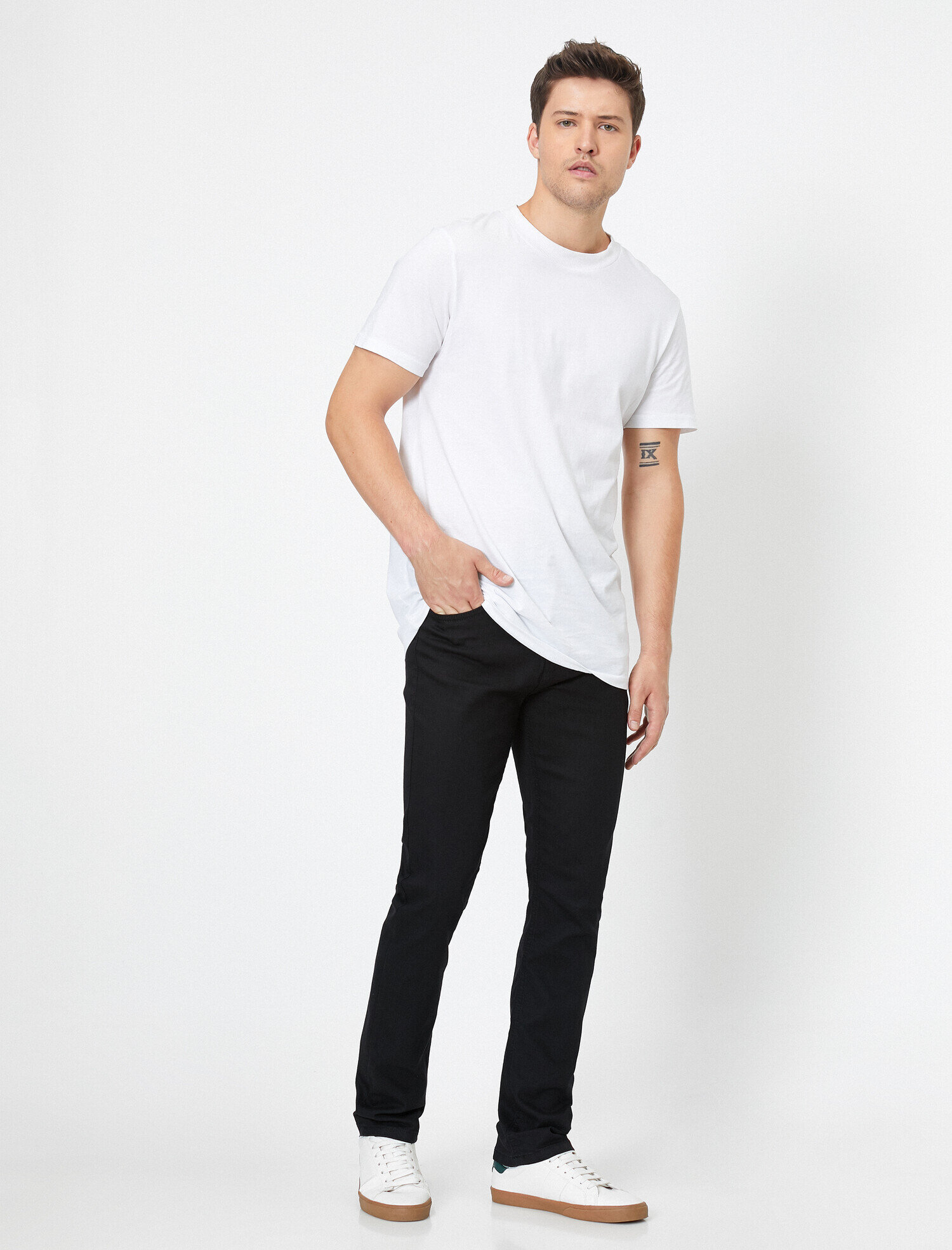   Straight Fit Boru Paça Kot Pantolon - Mark Jean