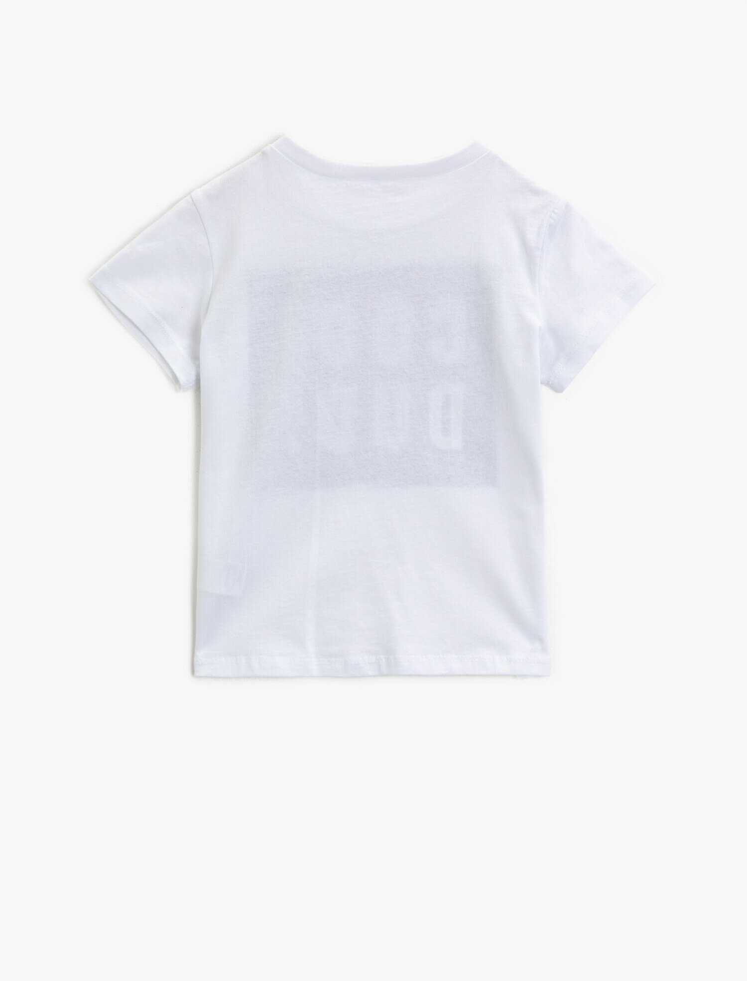  Erkek Çocuk Baskılı Pamuklu Kısa Kollu Bisiklet Yaka Tişört