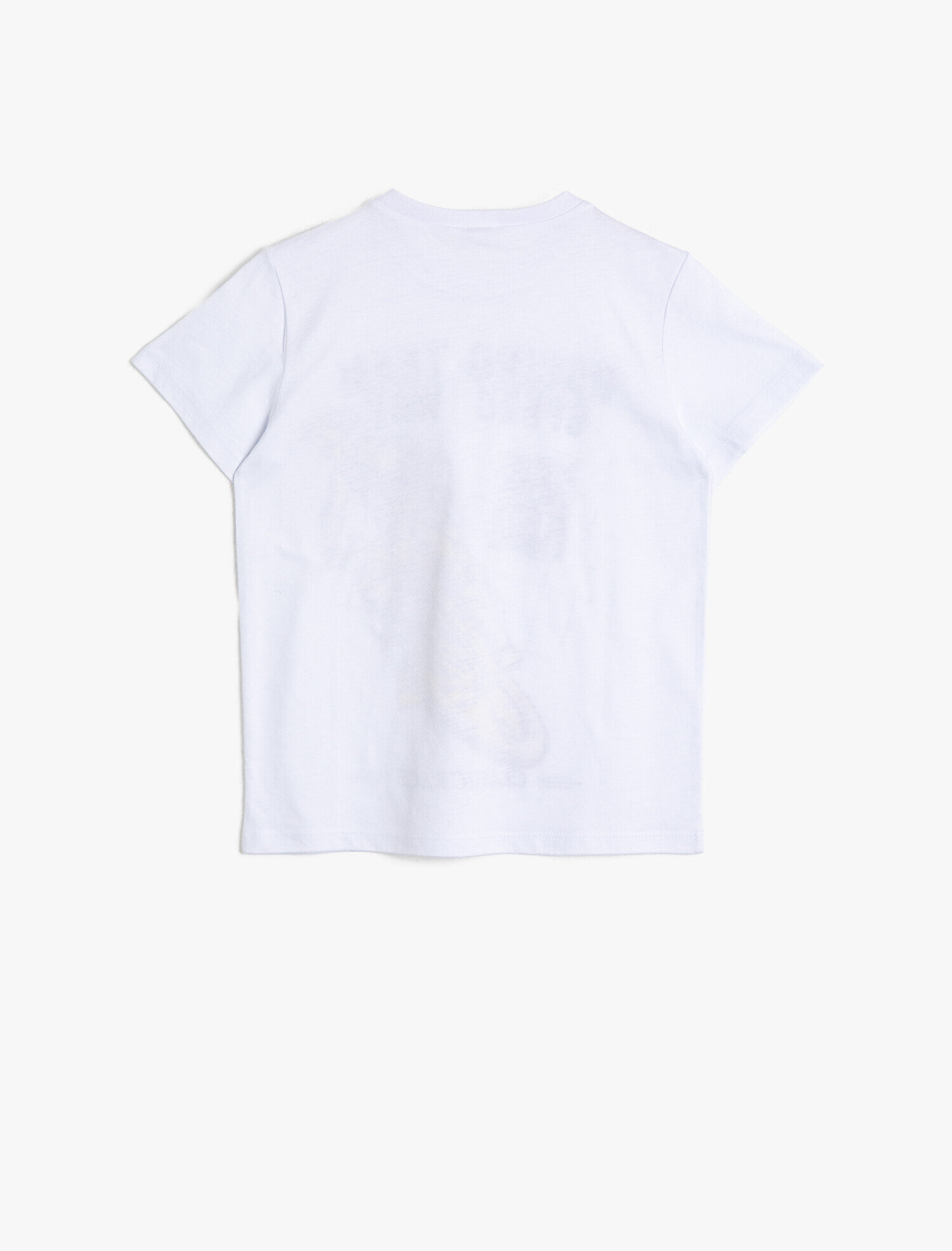  Erkek Çocuk Baskılı Pamuklu Kısa Kollu Bisiklet Yaka Tişört