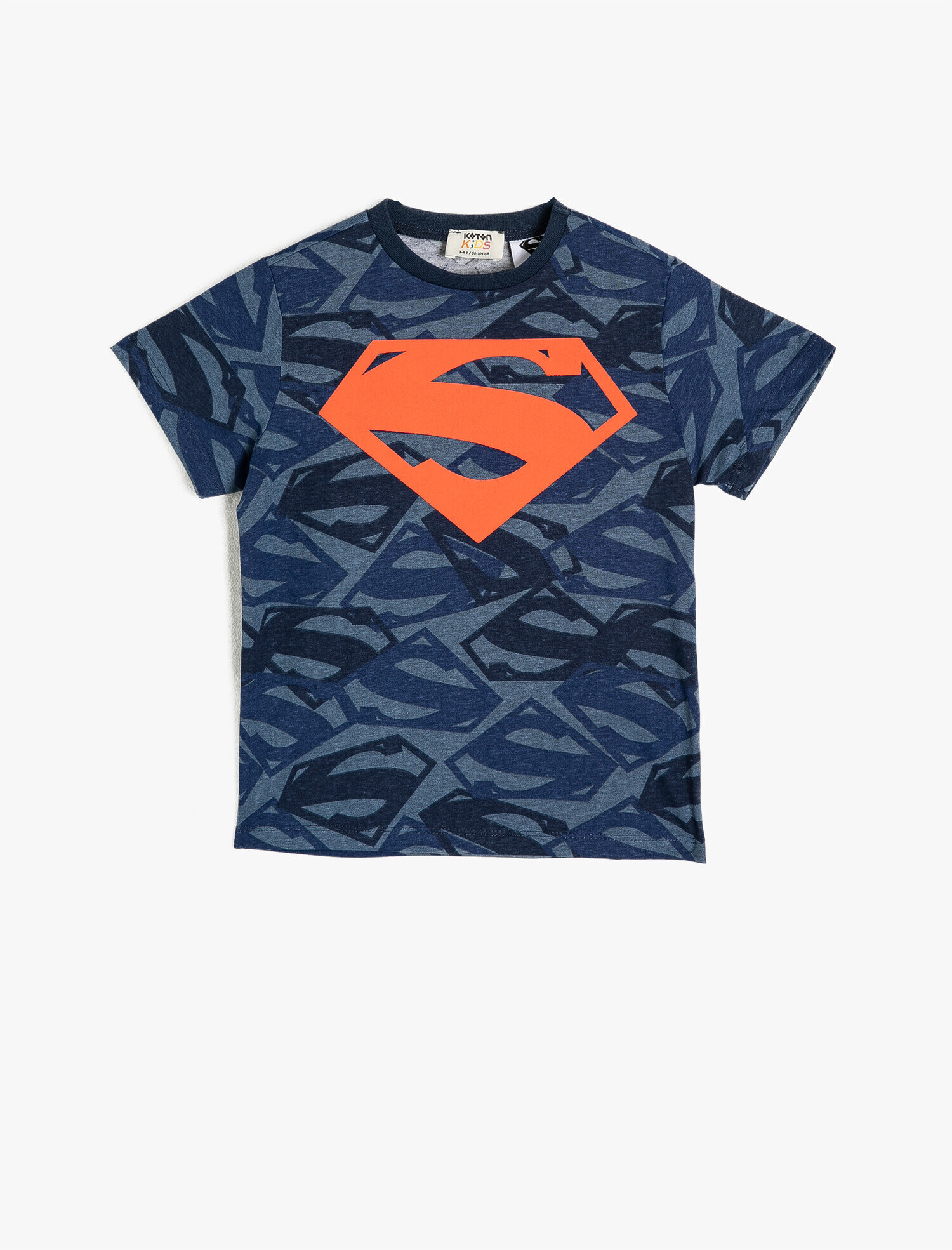  Erkek Çocuk Superman Lisanslı Baskılı Tişört