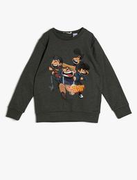 Rafadan Tayfa Lisanslı Baskılı Sweatshirt