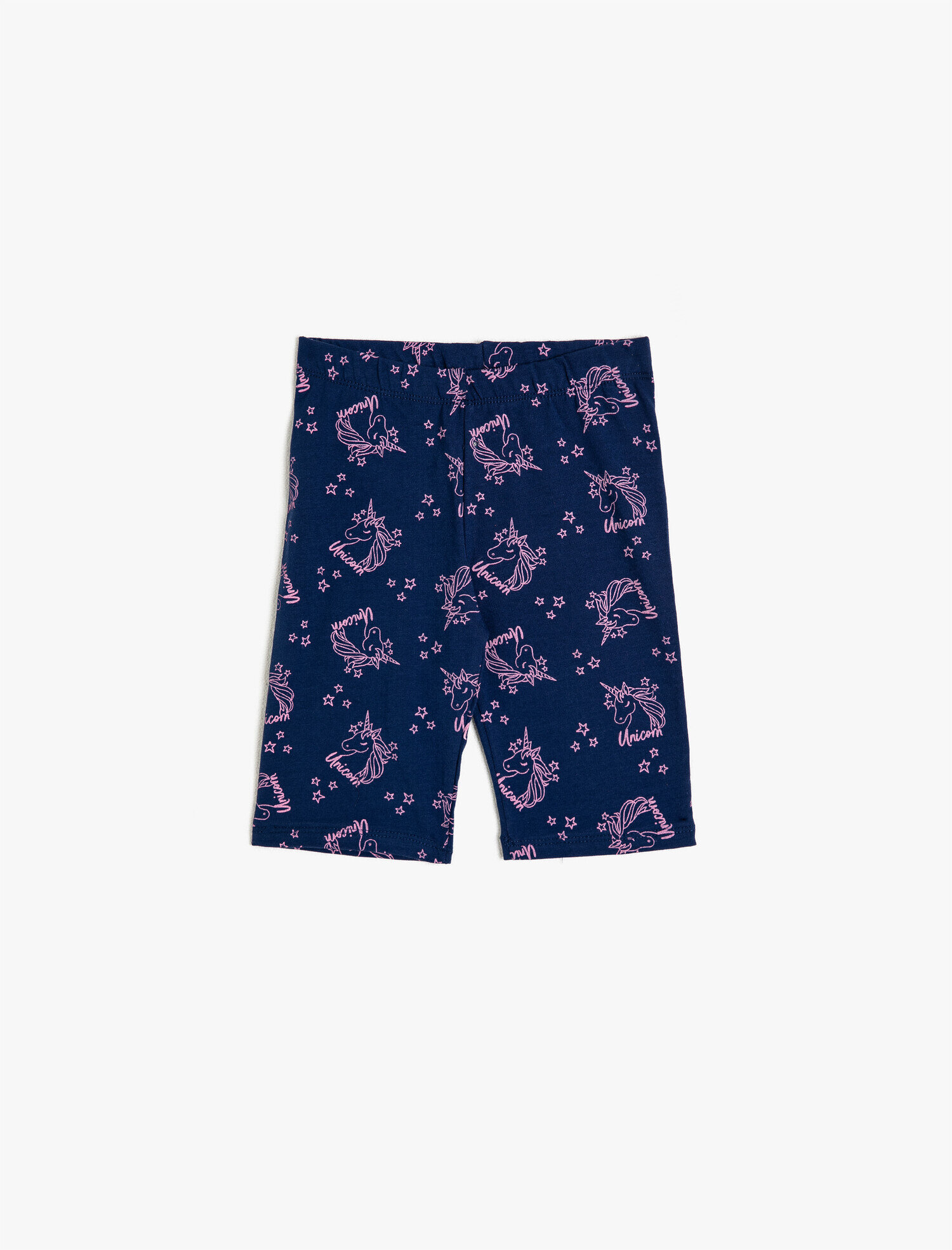  Kız Çocuk Normal Bel Unicorn Baskılı Tayt