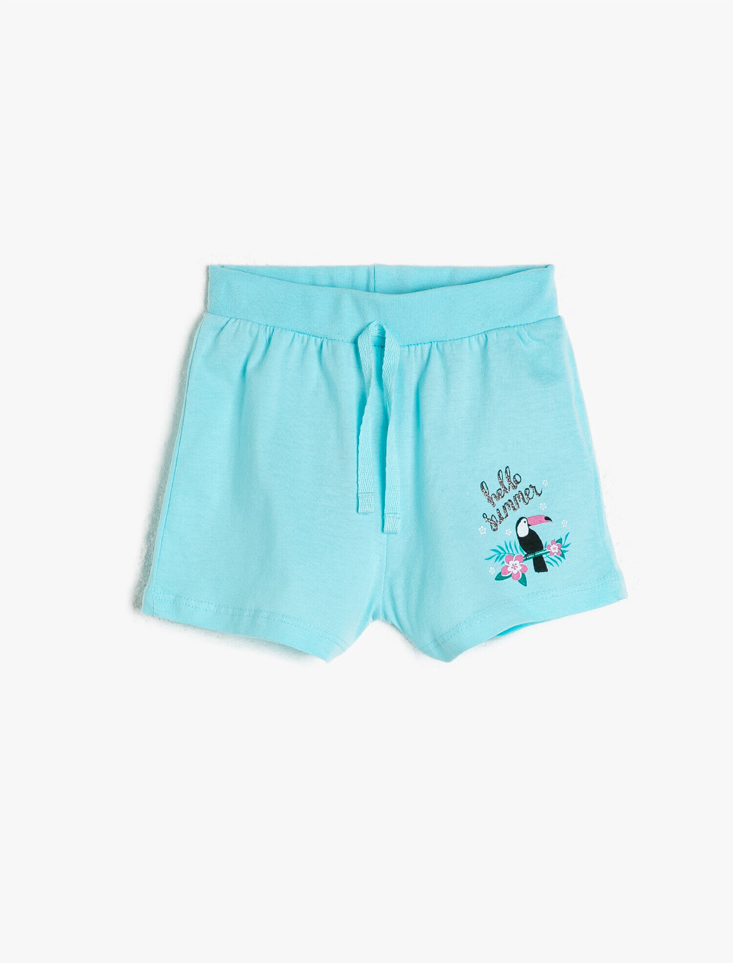  Kız Çocuk Baskılı Şort