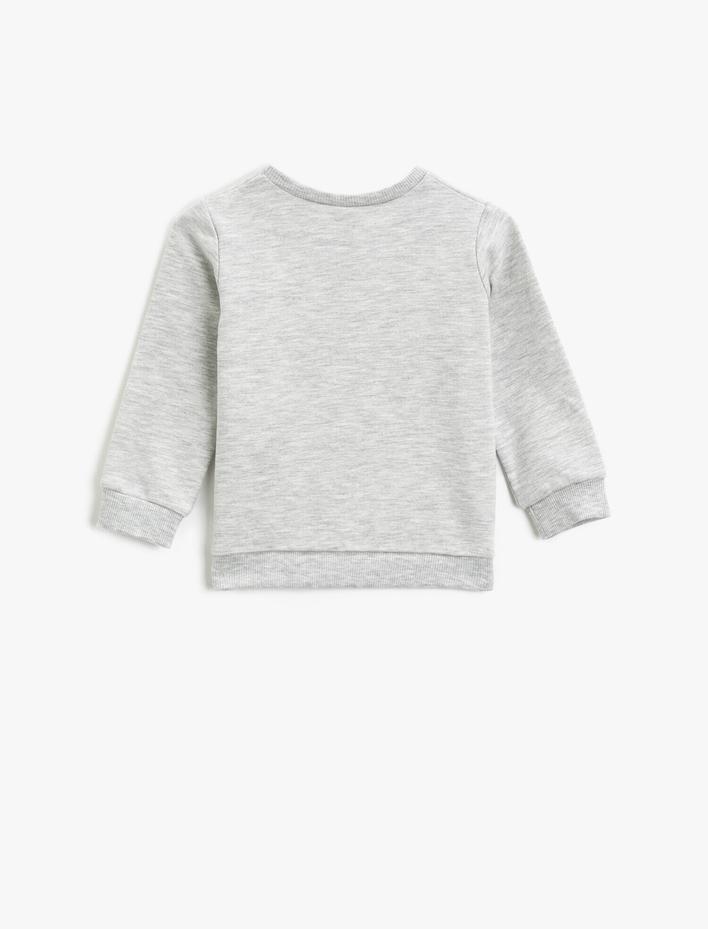 Kız Bebek Pul Detaylı Sweatshirt