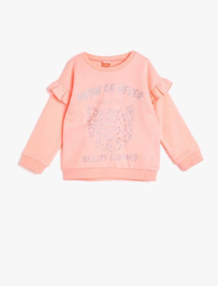 Kız Bebek Baskılı Sweathirt