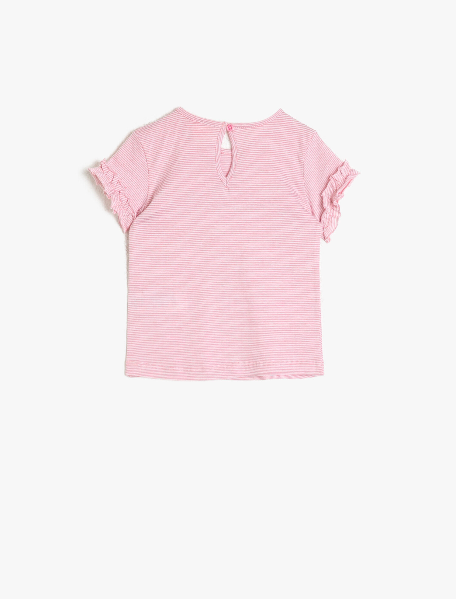 Kız Bebek Fırfır Detaylı Tişört