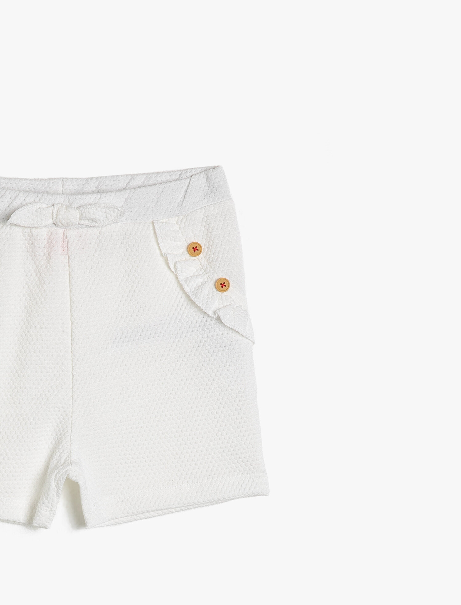  Kız Bebek Fırfır Detaylı Şort