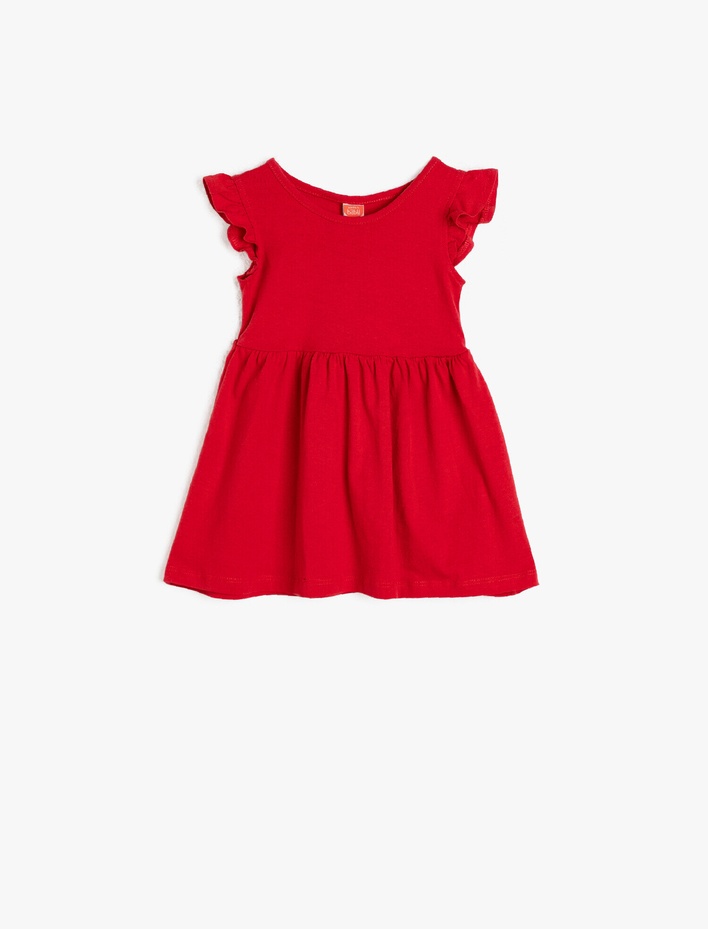 Kız Bebek Sim Detaylı Elbise