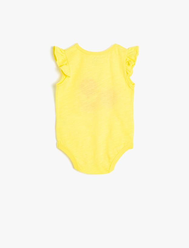  Kız Bebek Baskılı Çıtçıtlı Body