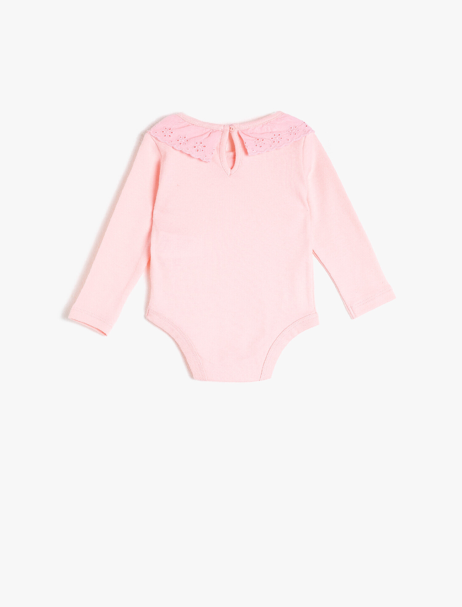  Kız Bebek Body Pamuklu Uzun Kollu Çıtçıtlı