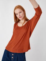 Uzun Kollu Tişört Lyocell Basic