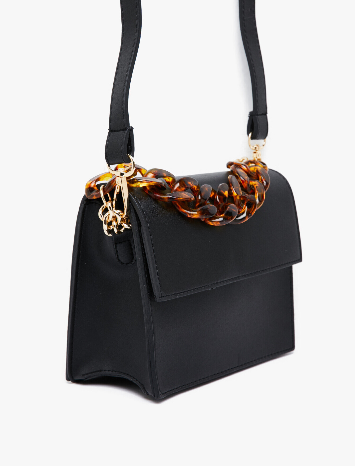 Kadın Deri Görünümlü Omuz Çantası