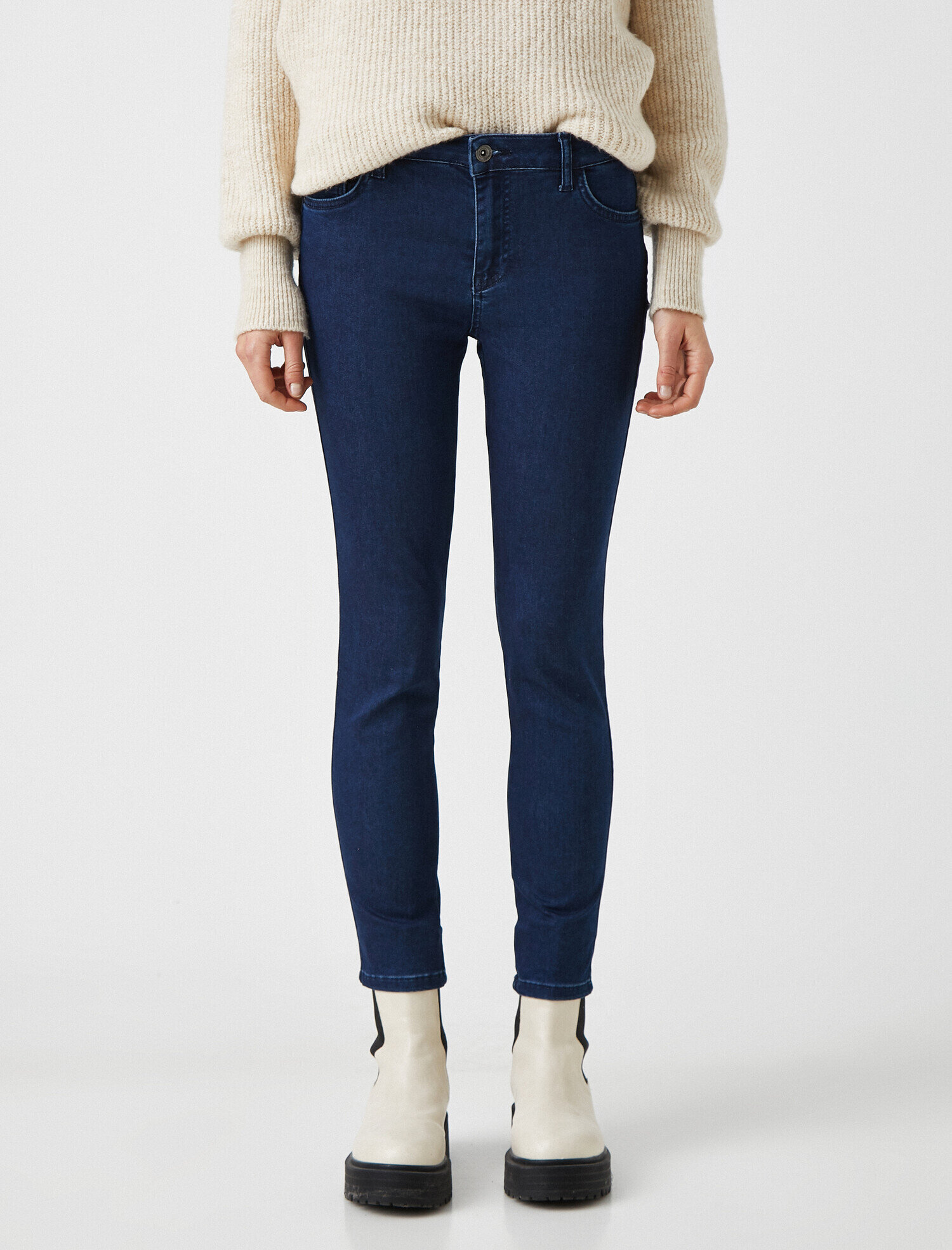   Push Up Jean - Normal Bel Toparlayıcı Dar Kesim Dar Paça Pantolon