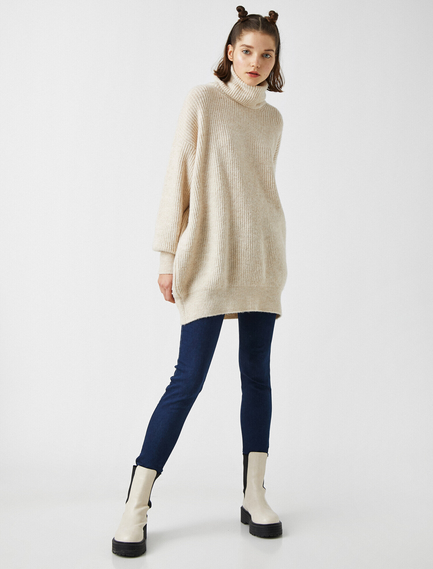   Push Up Jean - Normal Bel Toparlayıcı Dar Kesim Dar Paça Pantolon