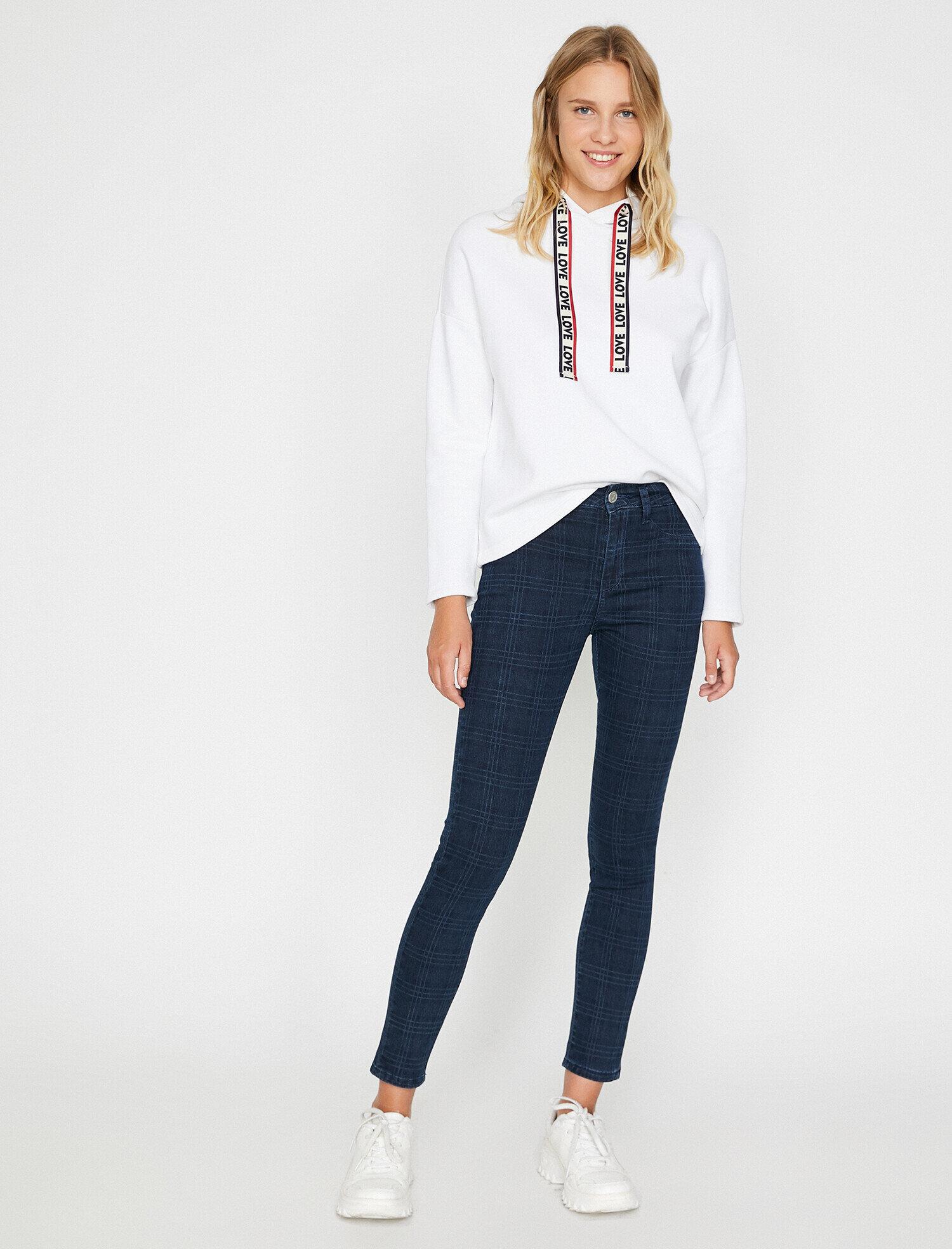   Skinny Fit Jean -Yüksek Bel Dar Kesim Dar Paça Pantolon