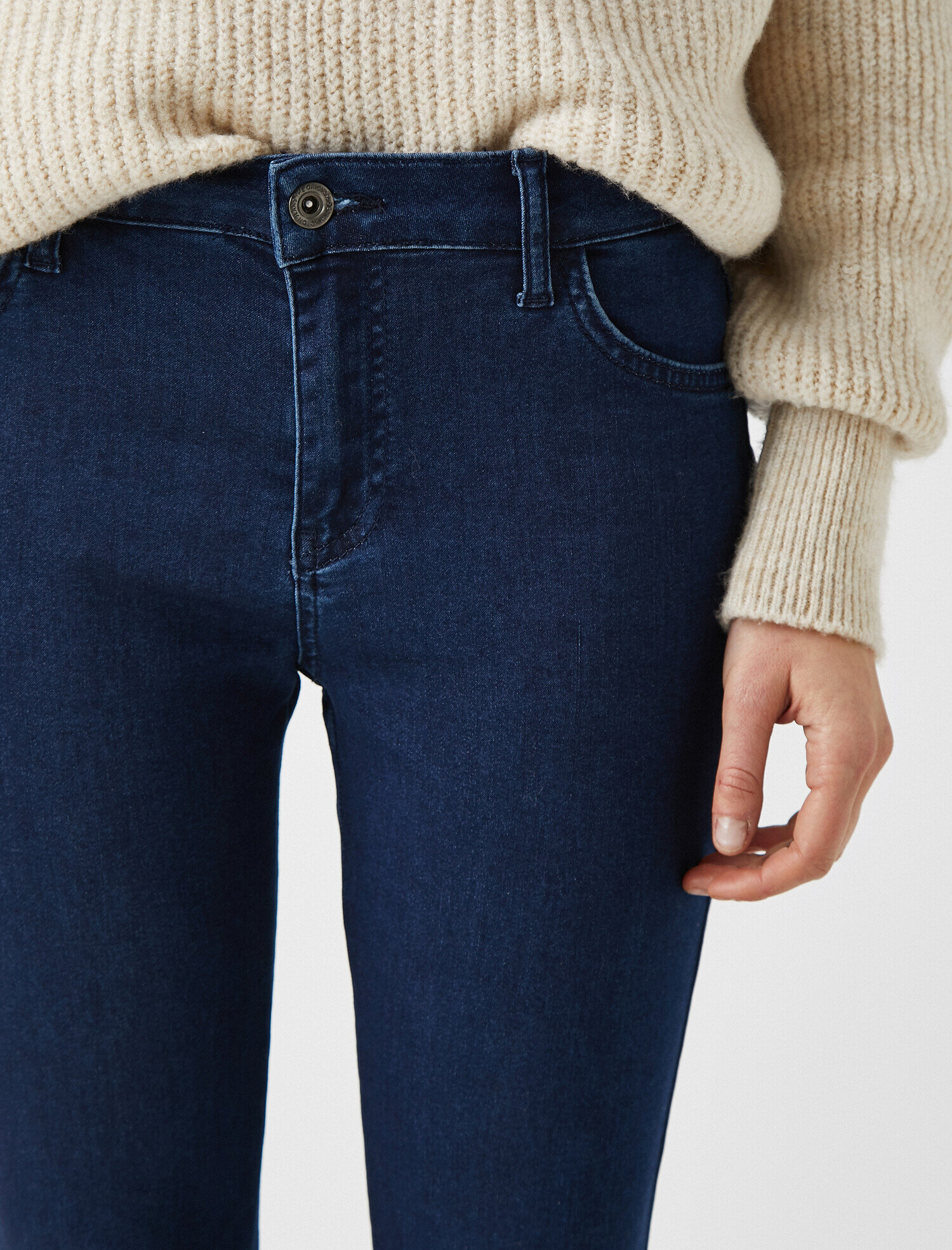   Push Up Jean - Normal Bel Toparlayıcı Dar Kesim Dar Paça Pantolon