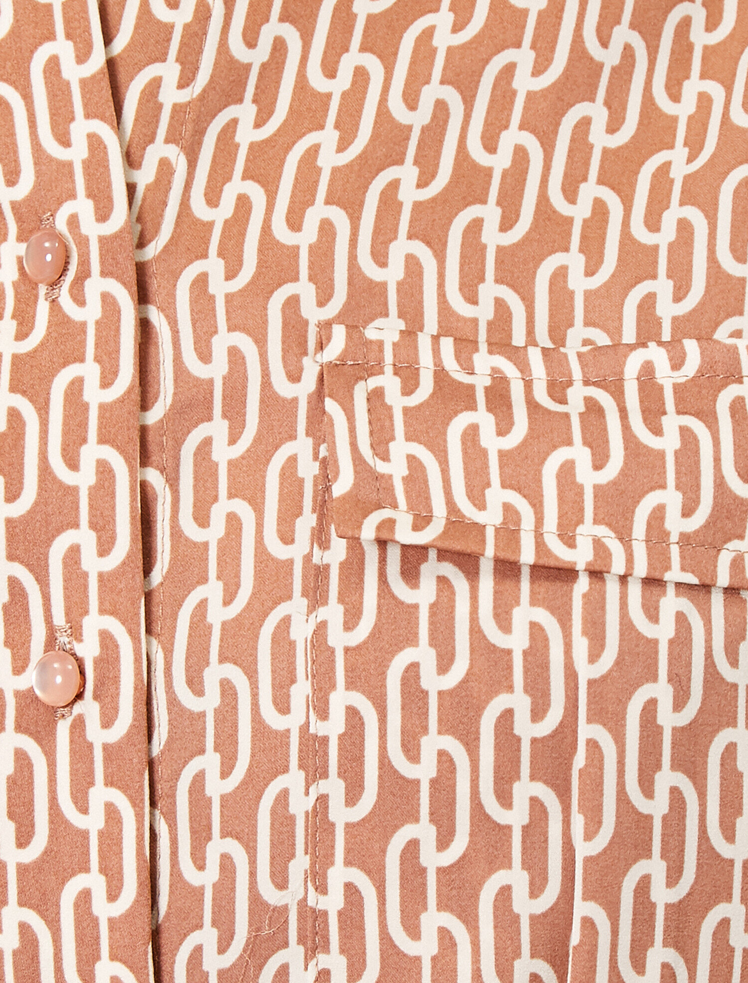   Desenli Saten Gömlek