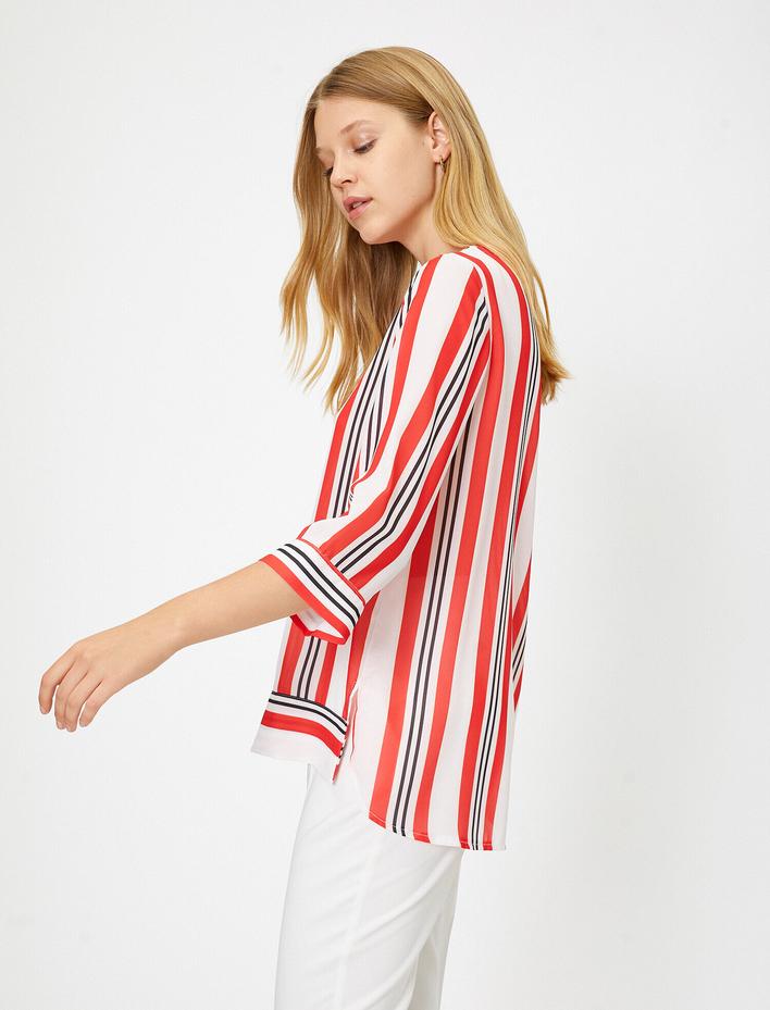  Çizgili Bluz
